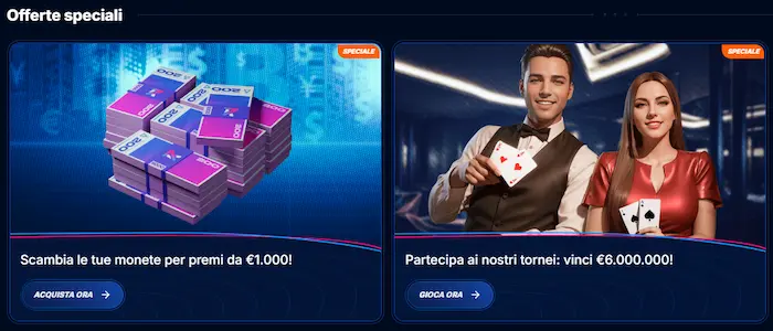 BoomerangBet Casino offerta